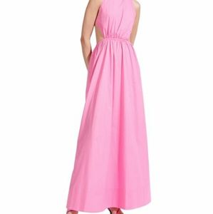 Staud Apfel Open-Back Maxi Dress